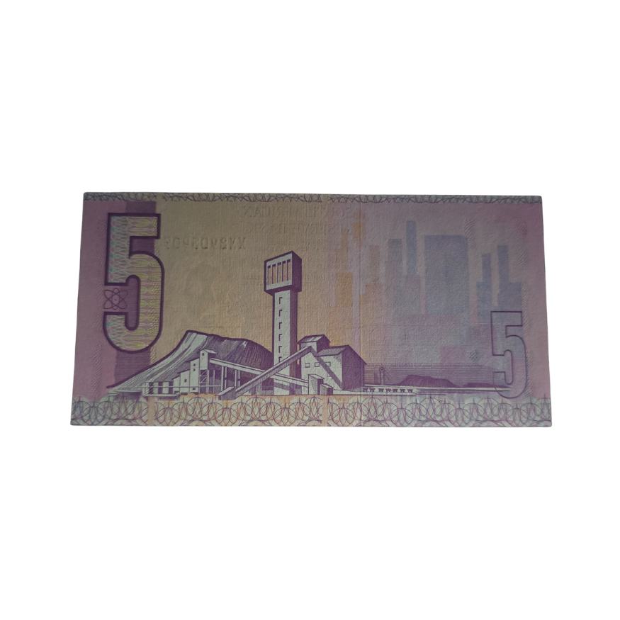 South African Reserve Bank Five Rand 1990 Eng/Afr S/N: XX2903907 - Image 2