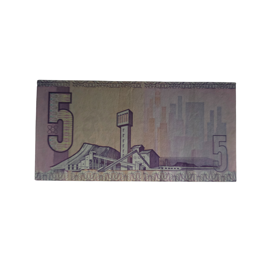 South African Reserve Bank Five Rand 1981 Eng/Afr S/N: X6/421378 - Image 2