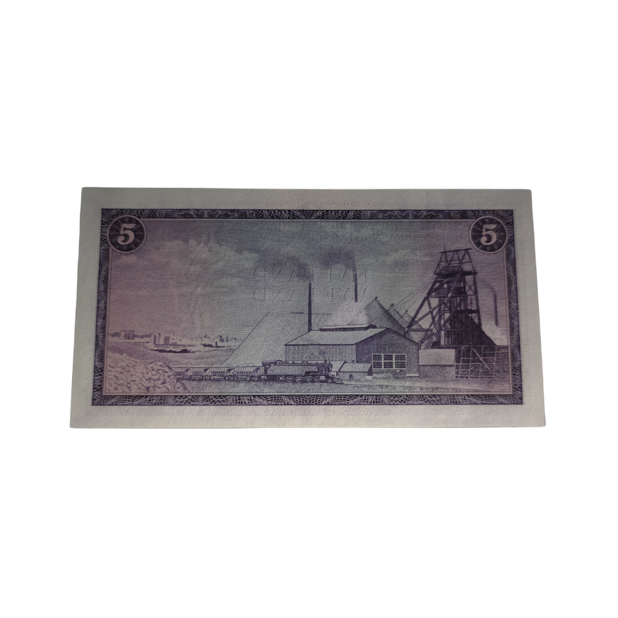 South African Reserve Bank Five Rand 1967 Eng/Afr S/N: X6/347483 - Image 2