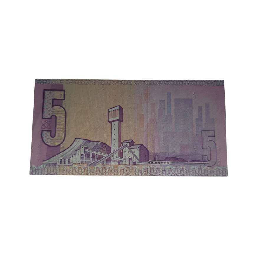 South African Reserve Bank Five Rand 1984 Eng/Afr S/N: X21/821983 - Image 2