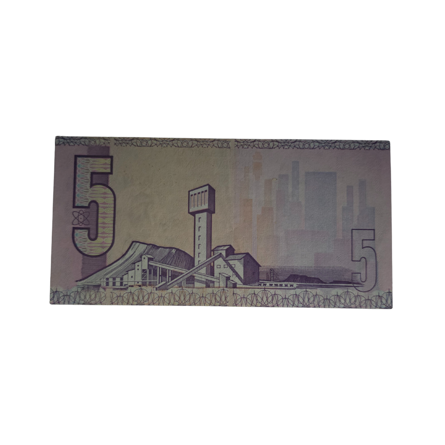 South African Reserve Bank Five Rand 1981 Eng/Afr S/N: B188/690993 - Image 2