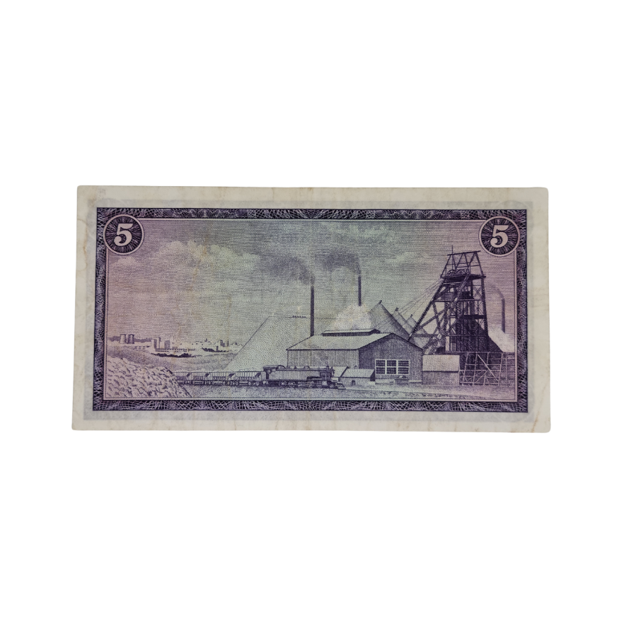 South African Reserve Bank Five Rand 1976 Eng/Afr S/N: X10/014268 - Image 2