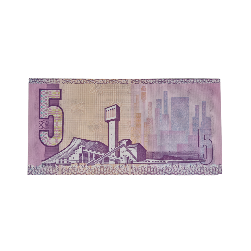 South African Reserve Bank Five Rand 1990 Eng/Afr S/N: XX1205936 - Image 2