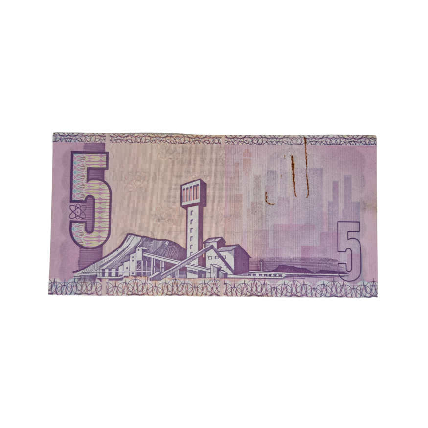 South African Reserve Bank Five Rand 1981 Eng/Afr S/N: X5/852473 - Image 2