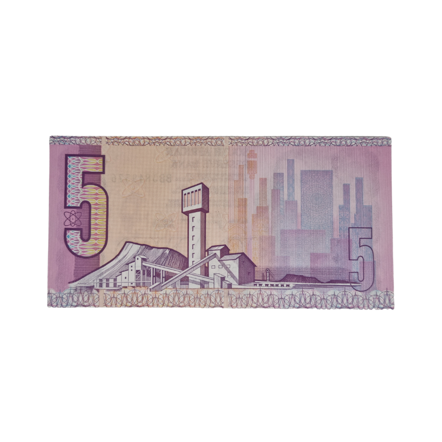 South African Reserve Bank Five Rand 1989 Eng/Afr S/N: BB3849576 - Image 2