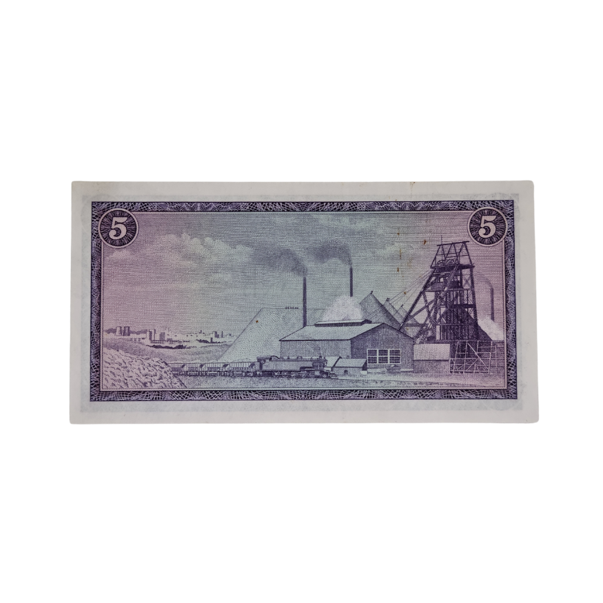South African Reserve Bank Five Rand 1967 Eng/Afr S/N: F168/436220 - Image 2