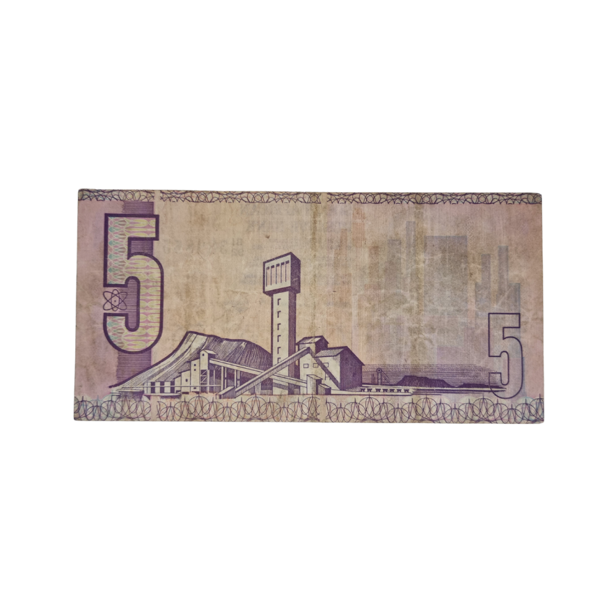 South African Reserve Bank Five Rand 1981 Eng/Afr S/N: B192/389853 - Image 2