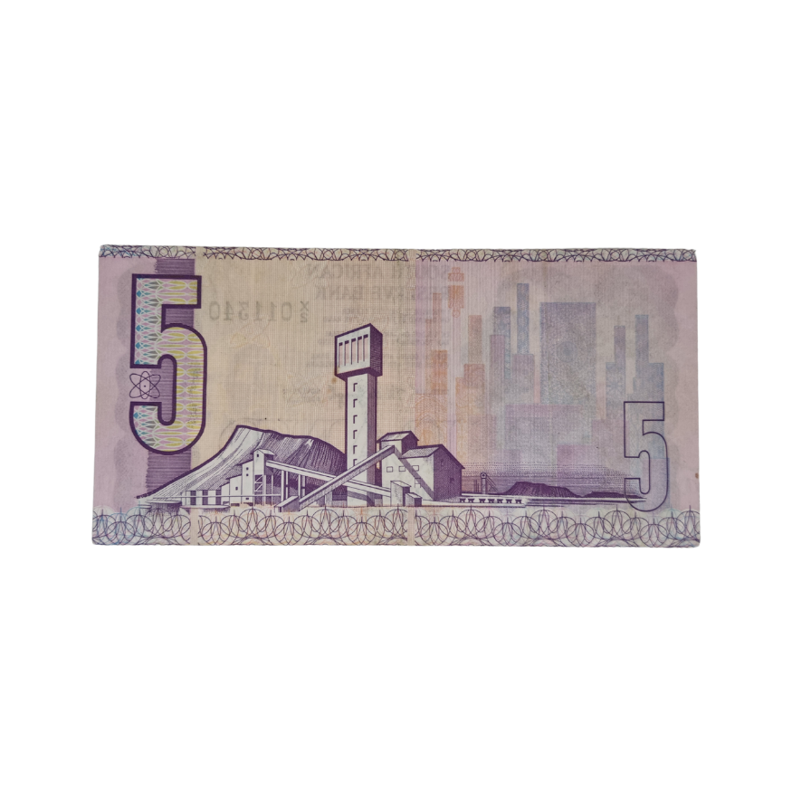 South African Reserve Bank Five Rand 1978 Eng/Afr S/N: X2/011340 - Image 2