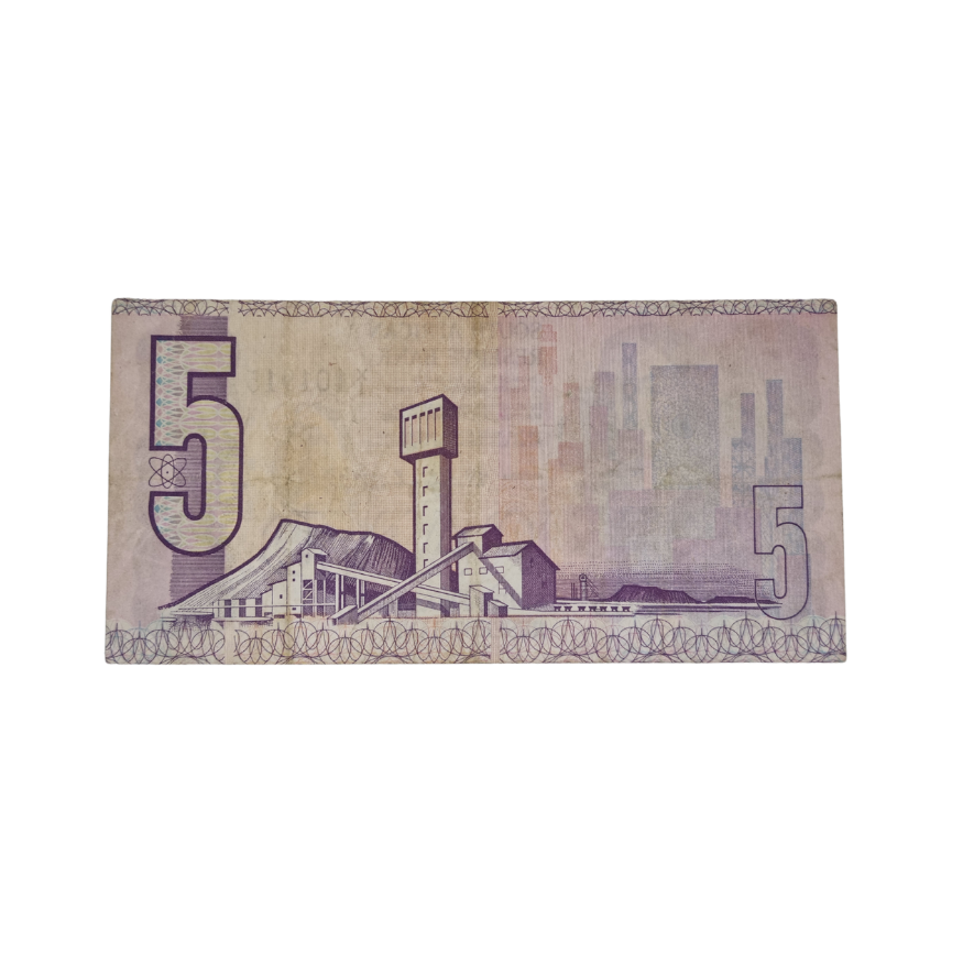 South African Reserve Bank Five Rand 1978 Eng/Afr S/N: X1/101915 - Image 2