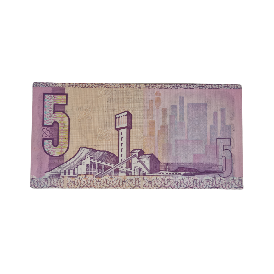 South African Reserve Bank Five Rand 1990 Eng/Afr S/N: XX0177565 - Image 2