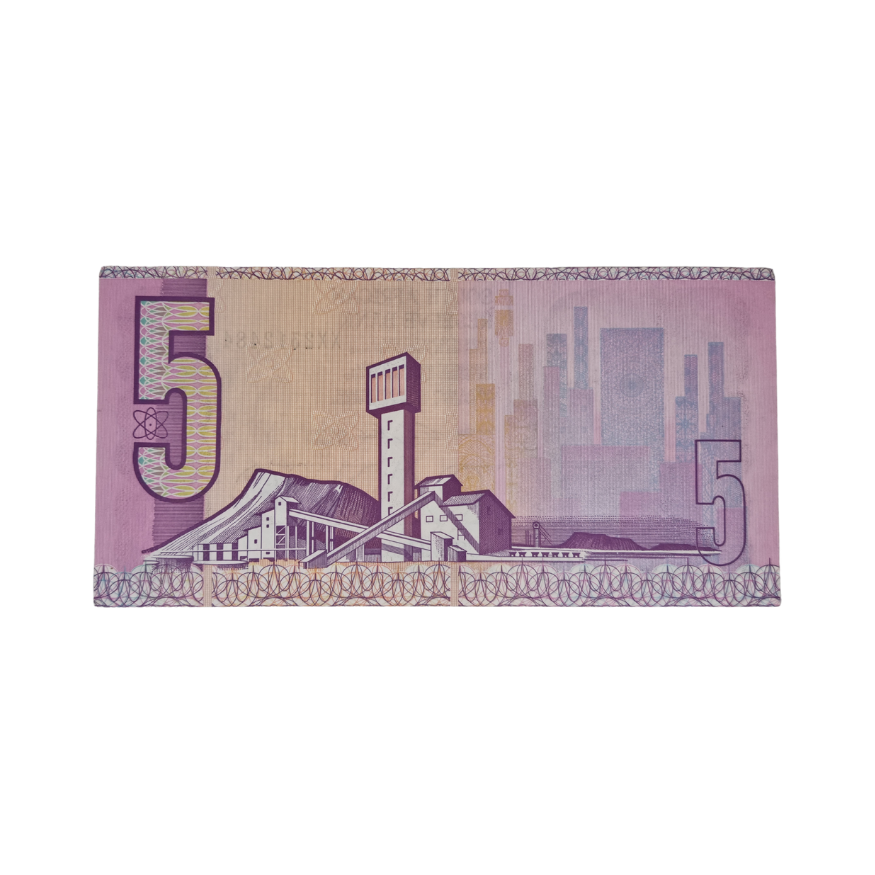 South African Reserve Bank Five Rand 1990 Eng/Afr S/N: XX2312484 - Image 2