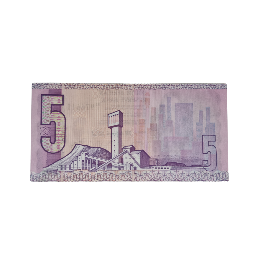 South African Reserve Bank Five Rand 1978 Eng/Afr S/N: B11/976611 - Image 2