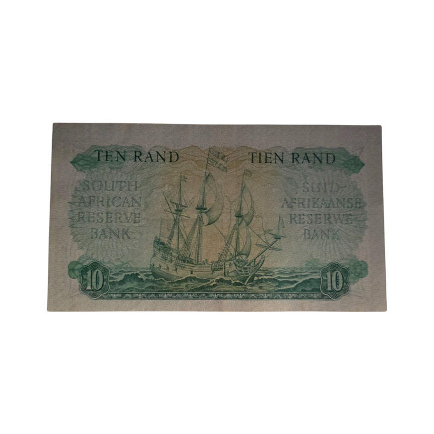 South African Reserve Bank Ten Rand 1962 Eng/Afr S/N: C25/473963 - Image 2