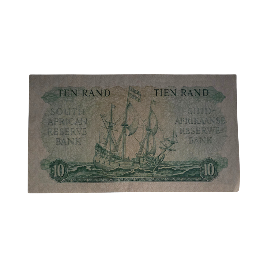 South African Reserve Bank Ten Rand 1962 Eng/Afr S/N: C29/061315 - Image 2