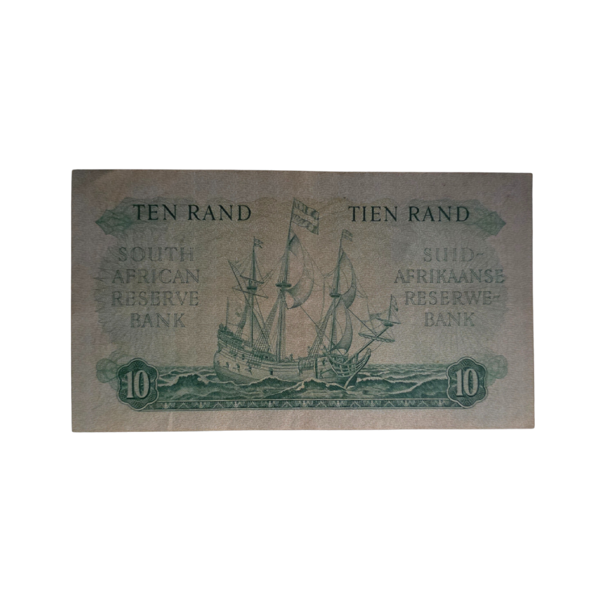 South African Reserve Bank Ten Rand 1962 Afr/Eng S/N: C40/665281 - Image 2