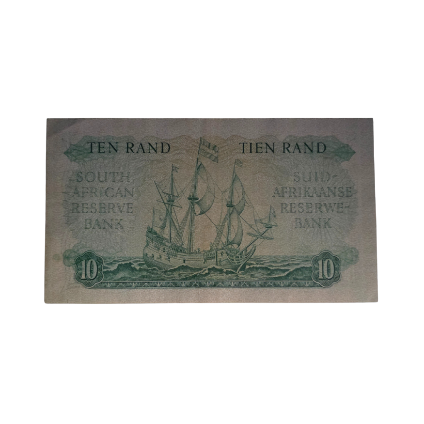 South African Reserve Bank Ten Rand 1962 Eng/Afr S/N: C43/790632 - Image 2
