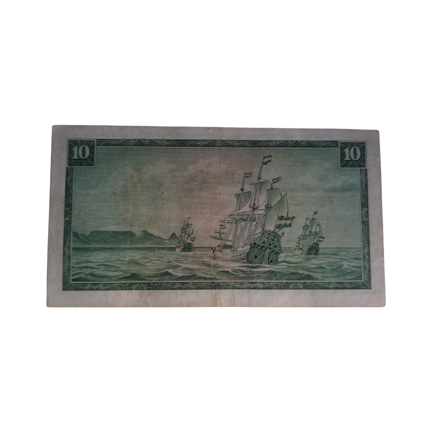 South African Reserve Bank Ten Rand 1976 Afr/Eng S/N: W16/156091 - Image 2