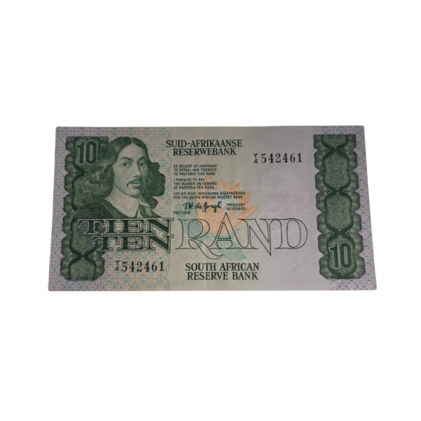 South African Reserve Bank Ten Rand 1978 Afr/Eng S/N: Y4/542461