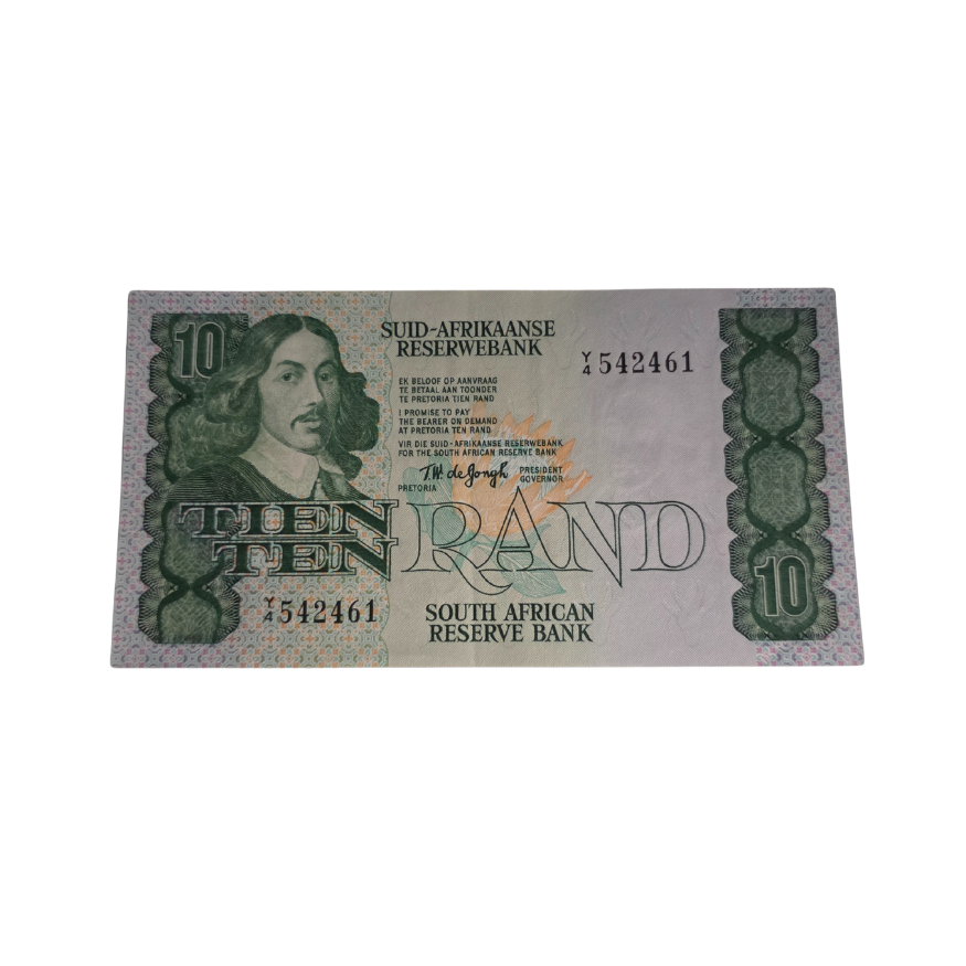 South African Reserve Bank Ten Rand 1978 Afr/Eng S/N: Y4/542461