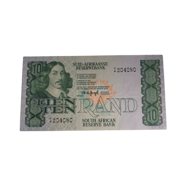 South African Reserve Bank Ten Rand 1978 Afr/Eng S/N: Y4/204080
