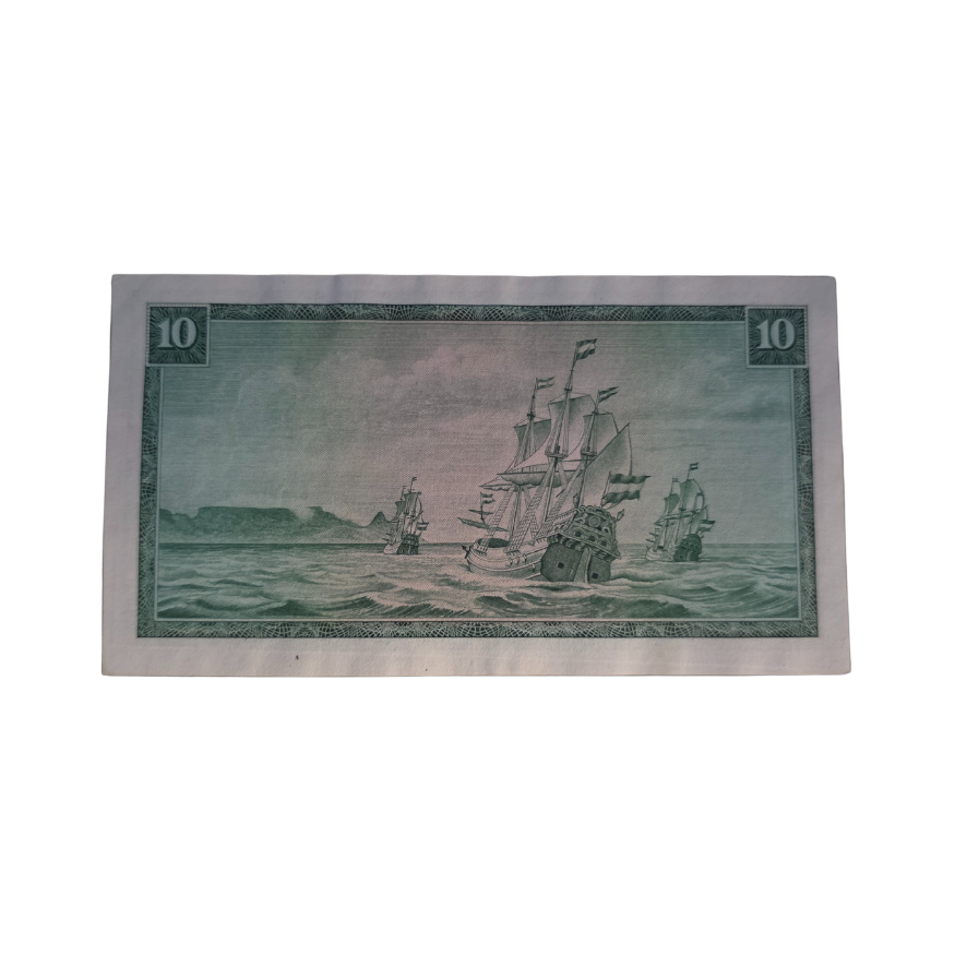 South African Reserve Bank Ten Rand 1979 Eng/Afr S/N: W19/332884 - Image 2