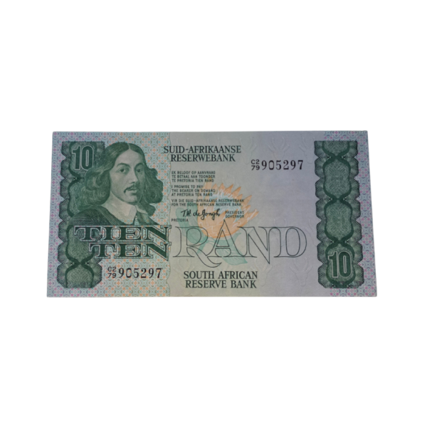 South African Reserve Bank Ten Rand 1978 Afr/Eng S/N: C279/905297