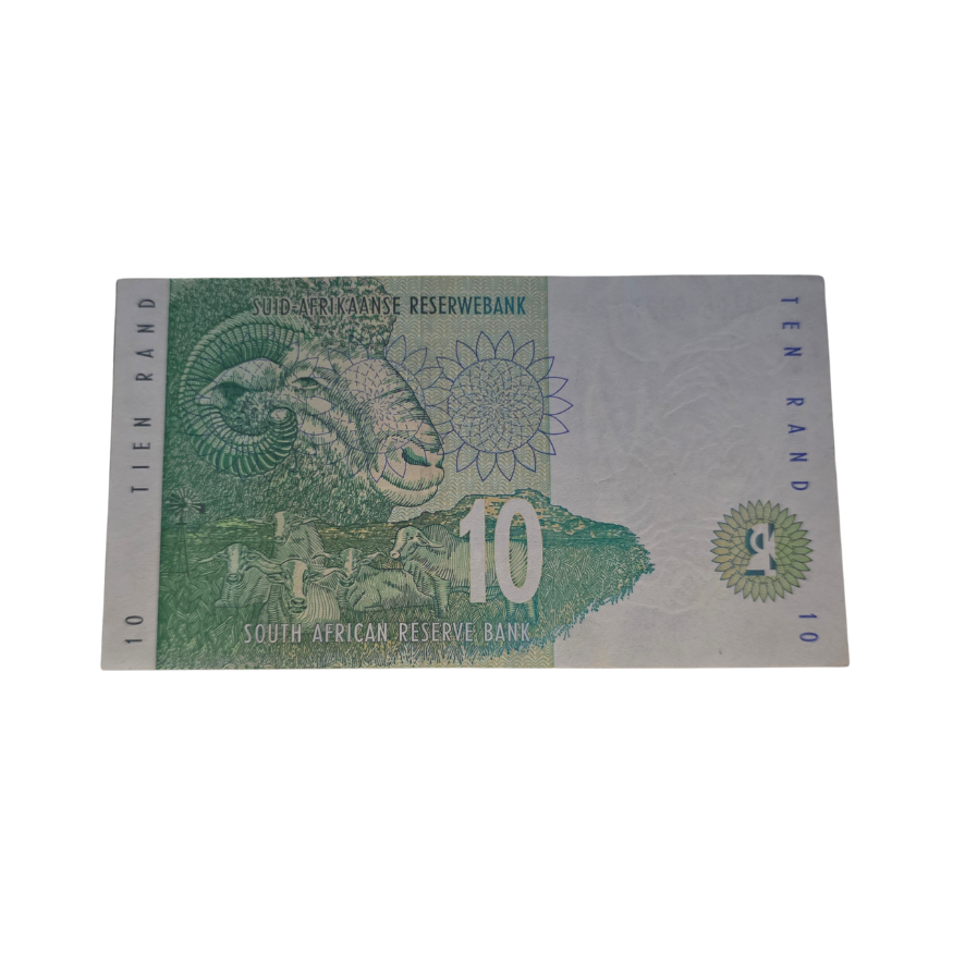 South African Reserve Bank Ten Rand 1999 Afr/Eng S/N: AA0649327 A - Image 2