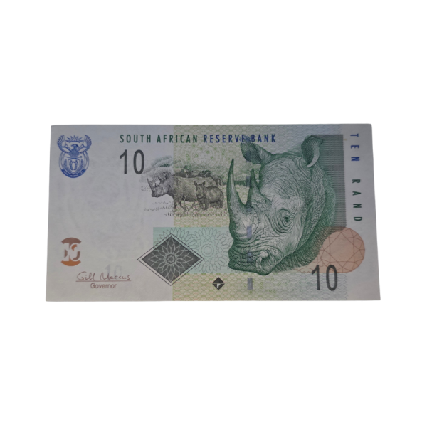 South African Reserve Bank Ten Rand 2023 S/N: CC5222447 A