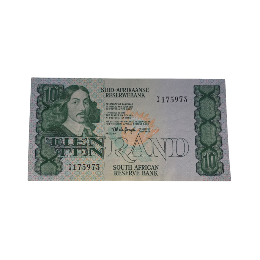 South African Reserve Bank Ten Rand 1978 Afr/Eng S/N: Y4/175973