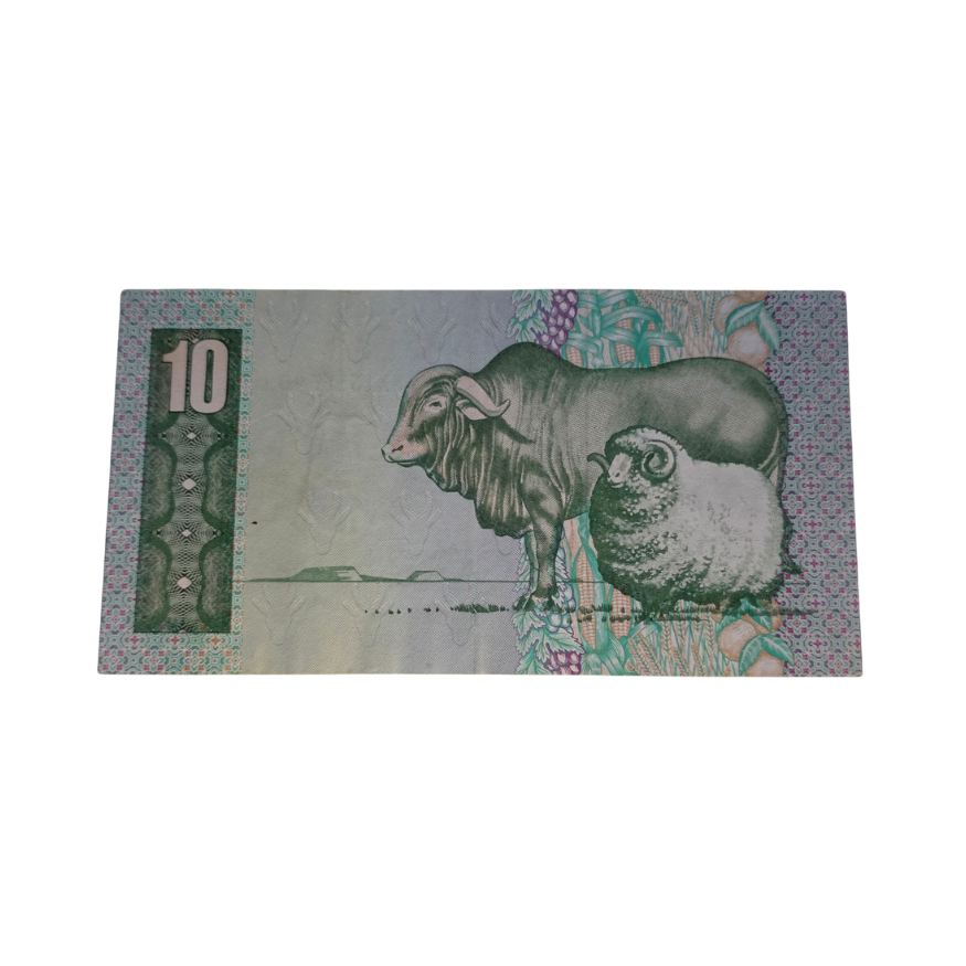 South African Reserve Bank Ten Rand 1990 Afr/Eng S/N: WX1556690 C - Image 2