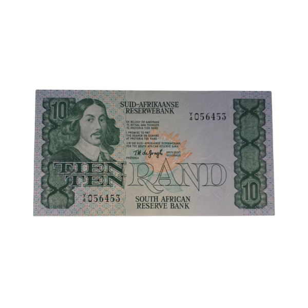 South African Reserve Bank Ten Rand 1978 Afr/Eng S/N: Y4/056453