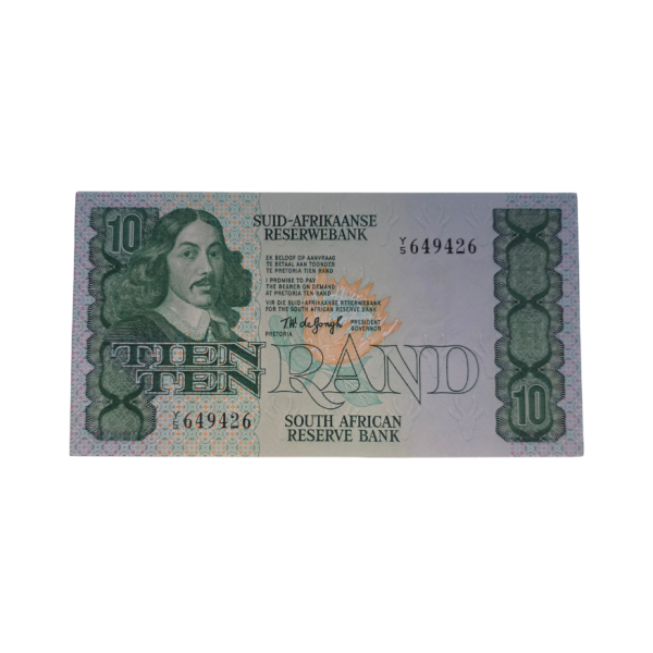 South African Reserve Bank Ten Rand 1978 Afr/Eng S/N: Y5/649426