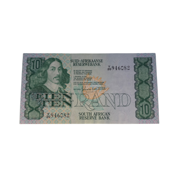 South African Reserve Bank Ten Rand 1984 Afr/Eng S/N: Y20/946082