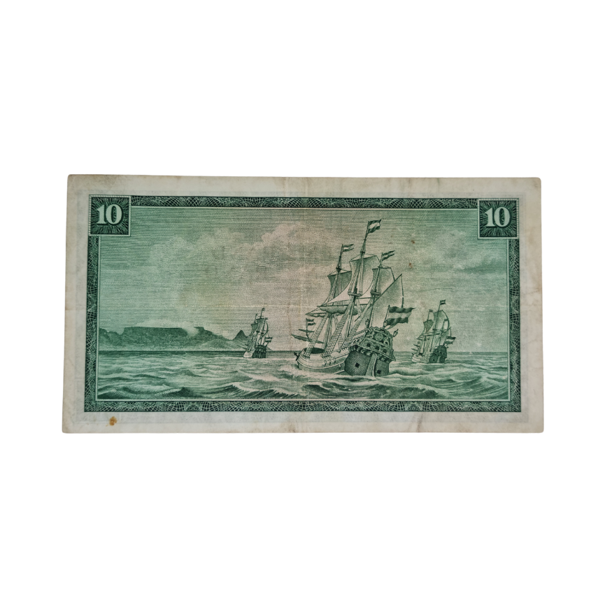 South African Reserve Bank Ten Rand 1967 Eng/Afr S/N: W13/166264 - Image 2