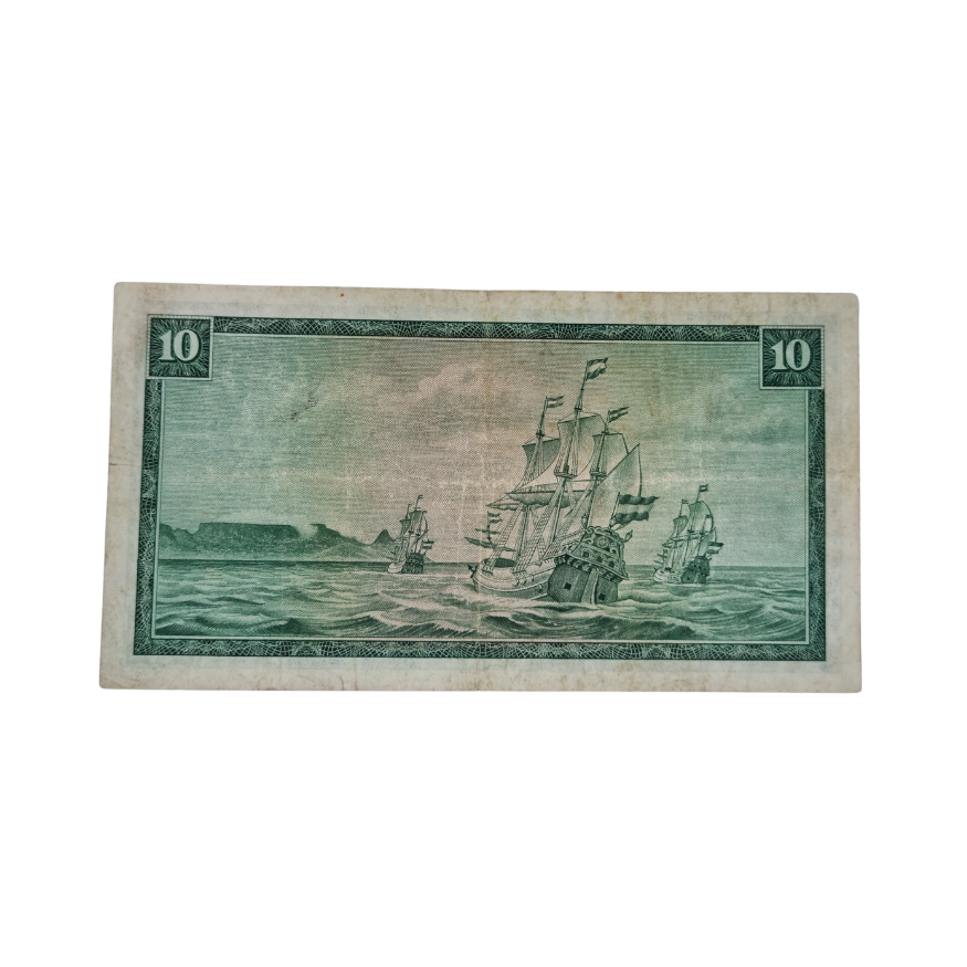 South African Reserve Bank Ten Rand 1967 Eng/Afr S/N: W3/947235 - Image 2