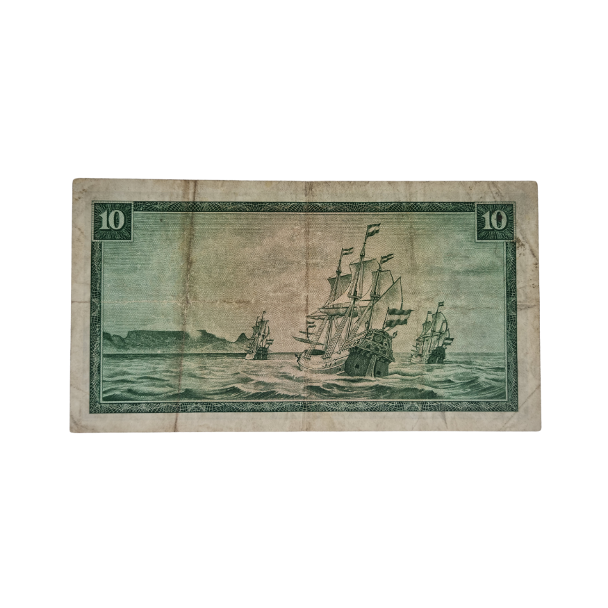 South African Reserve Bank Ten Rand 1967 Afr/Eng S/N: W2/941970 - Image 2