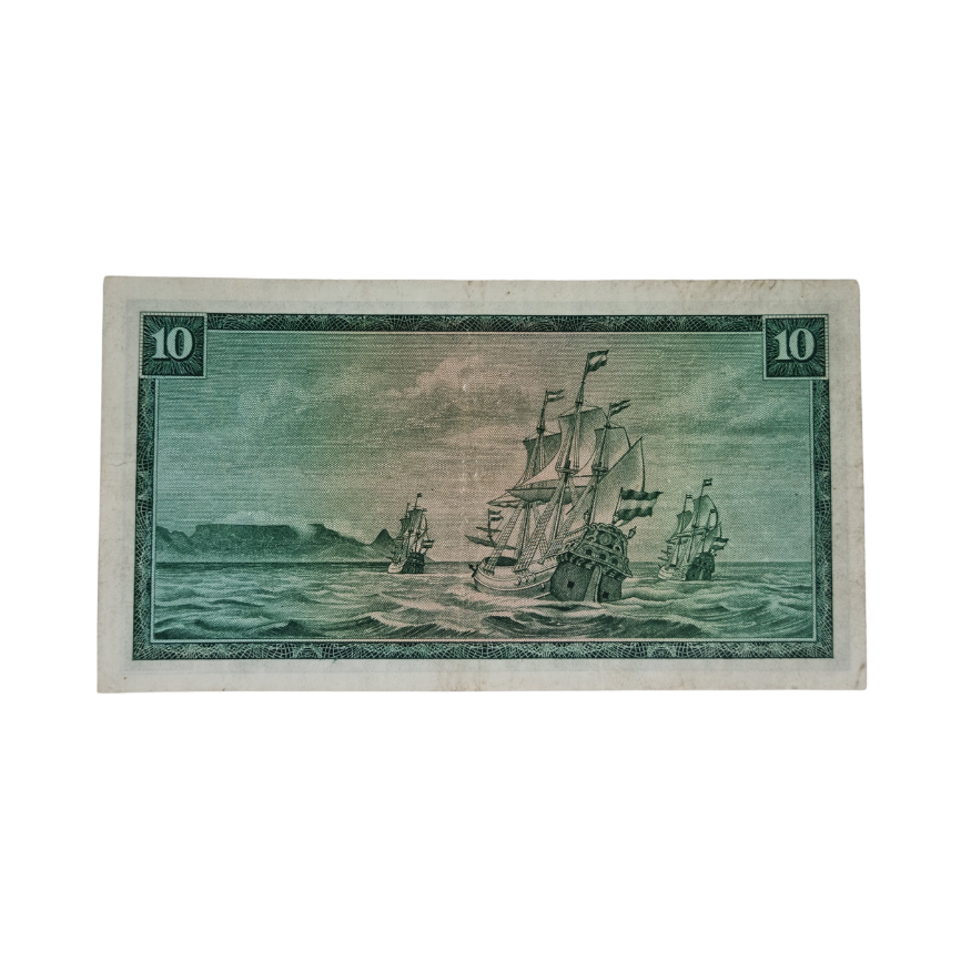 South African Reserve Bank Ten Rand 1967 Eng/Afr S/N: W9/509487 - Image 2