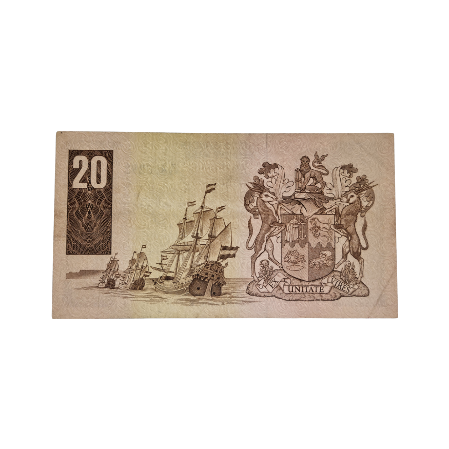South African Reserve Bank Twenty Rand 1984 Eng/Afr S/N: Z69/890292 - Image 2