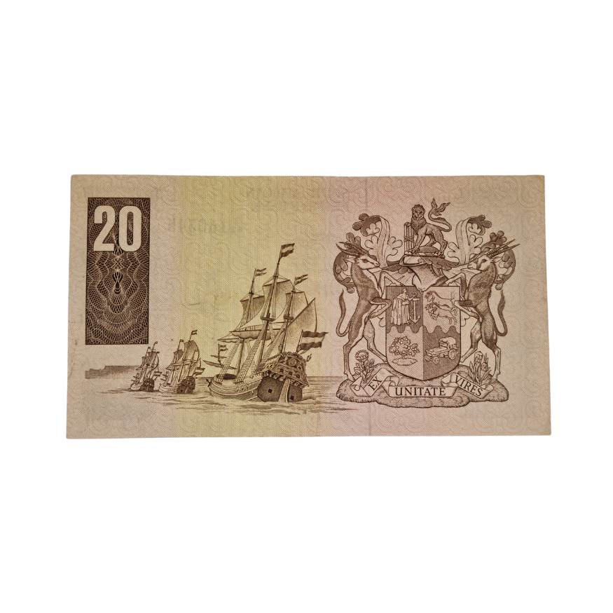 South African Reserve Bank Twenty Rand 1984 Eng/Afr S/N: Z63/160345 - Image 2