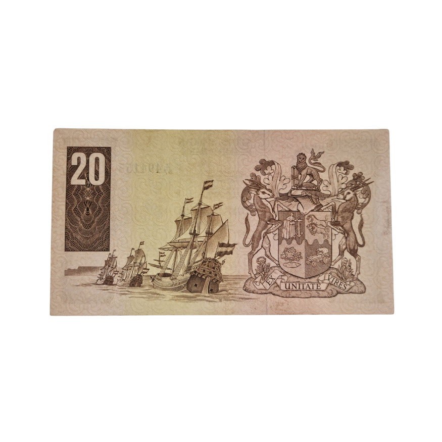 South African Reserve Bank Twenty Rand 1984 Eng/Afr S/N: Z57/494155 - Image 2