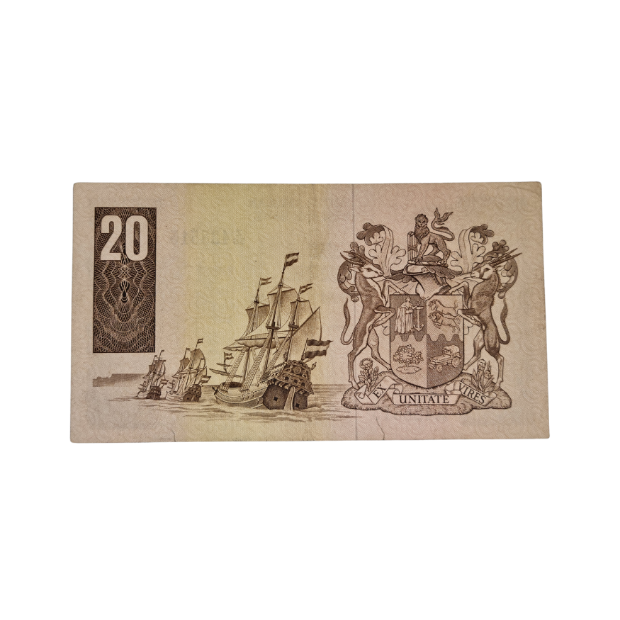 South African Reserve Bank Twenty Rand 1984 Eng/Afr S/N: Z56/428513 - Image 2
