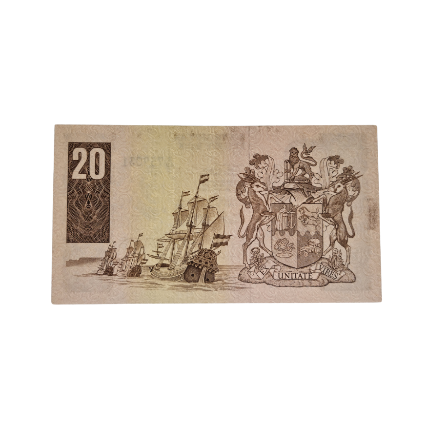 South African Reserve Bank Twenty Rand 1984 Eng/Afr S/N: Z49/759031 - Image 2