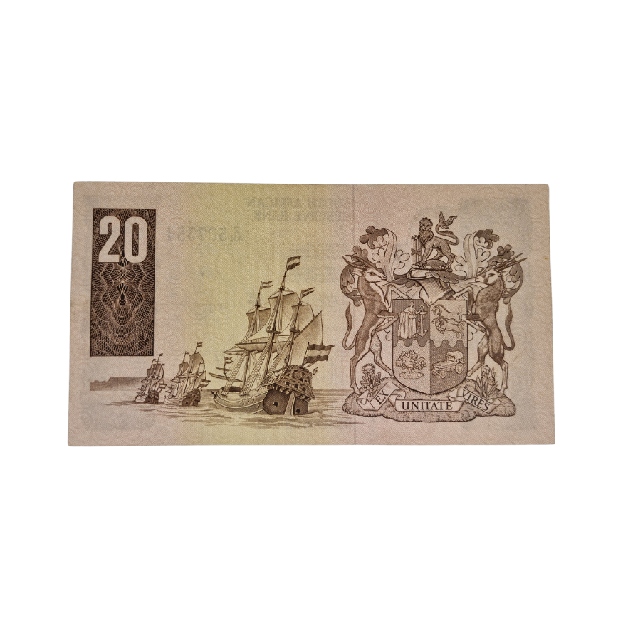 South African Reserve Bank Twenty Rand 1984 Eng/Afr S/N: Z48/507354 - Image 2