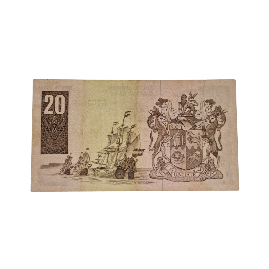 South African Reserve Bank Twenty Rand 1984 Eng/Afr S/N: Z42/700125 - Image 2