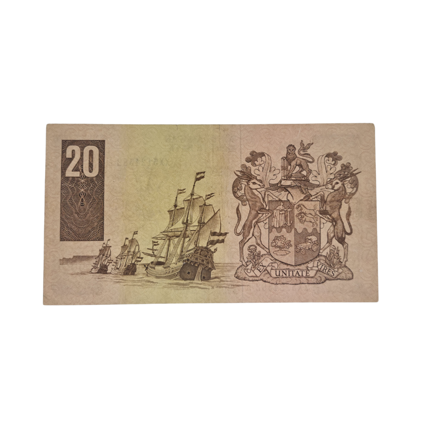 South African Reserve Bank Twenty Rand 1990 Eng/Afr S/N: XX3124382 D - Image 2