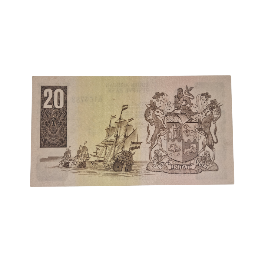 South African Reserve Bank Twenty Rand 1984 Eng/Afr S/N: Z13/103788 - Image 2