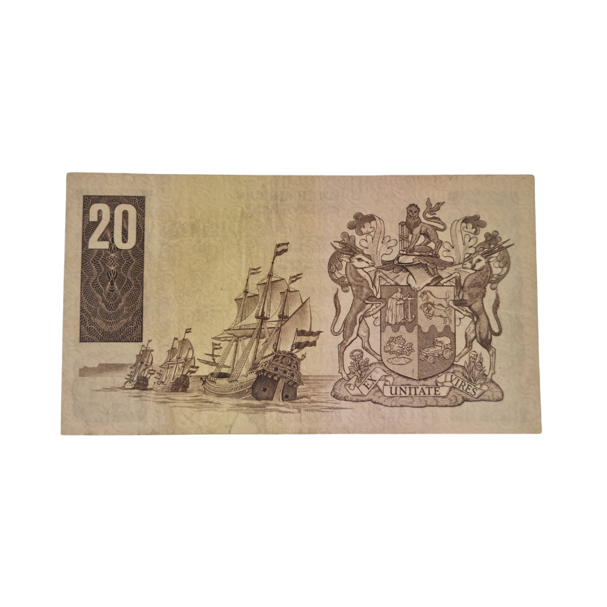 South African Reserve Bank Twenty Rand 1984 Eng/Afr S/N: Z11/214428 - Image 2