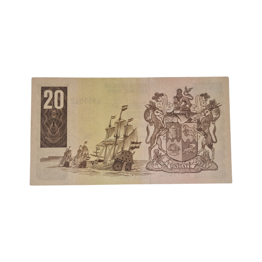 South African Reserve Bank Twenty Rand 1984 Eng/Afr S/N: Z10/937062 - Image 2