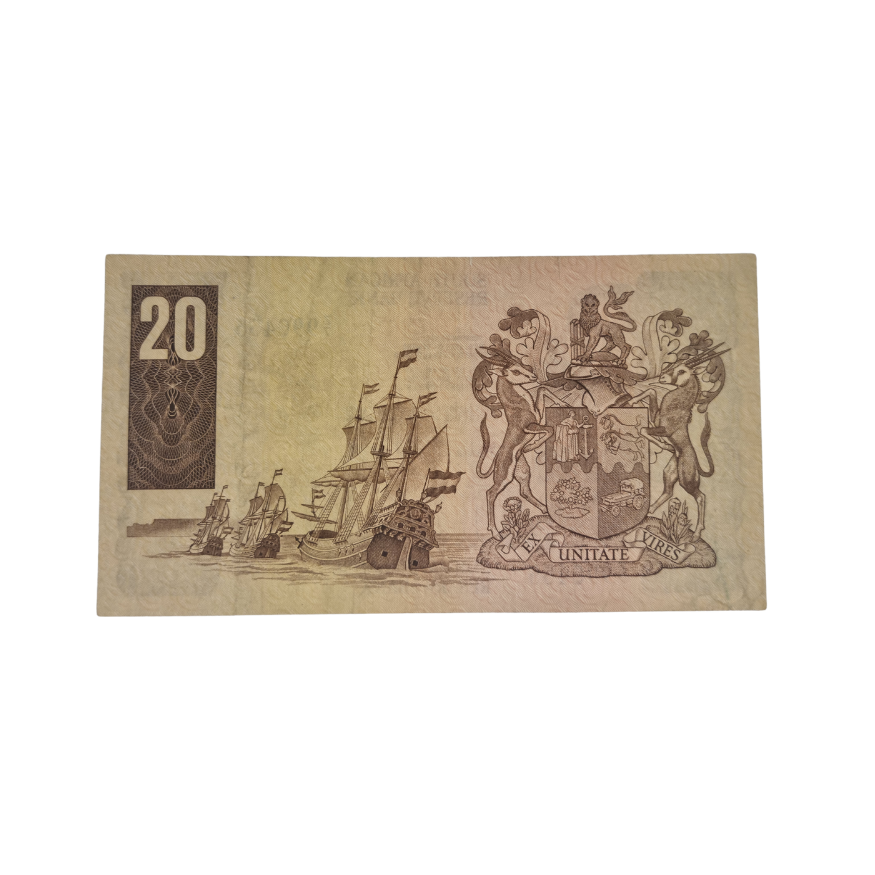 South African Reserve Bank Twenty Rand 1981 Eng/Afr S/N: Z7/990455 - Image 2