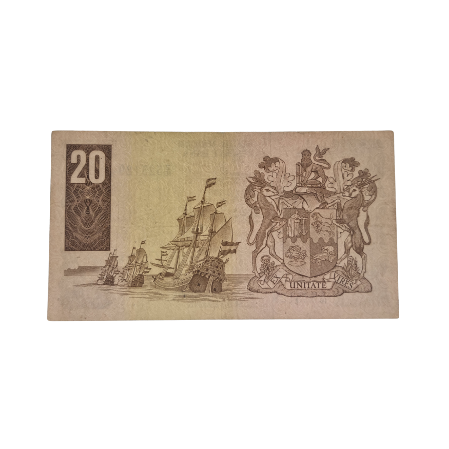 South African Reserve Bank Twenty Rand 1984 Eng/Afr S/N: Z16/325129 - Image 2